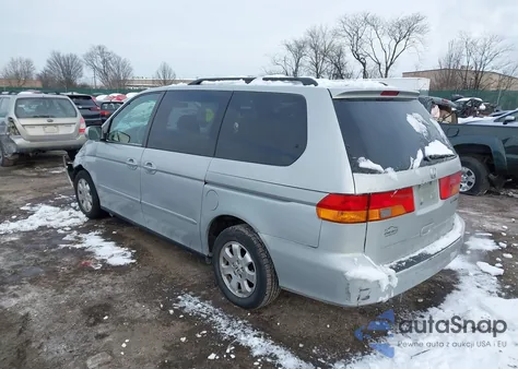 2003 Honda Odyssey Ex z USA, uszkodzony, nr VIN 5FNRL18683B154376